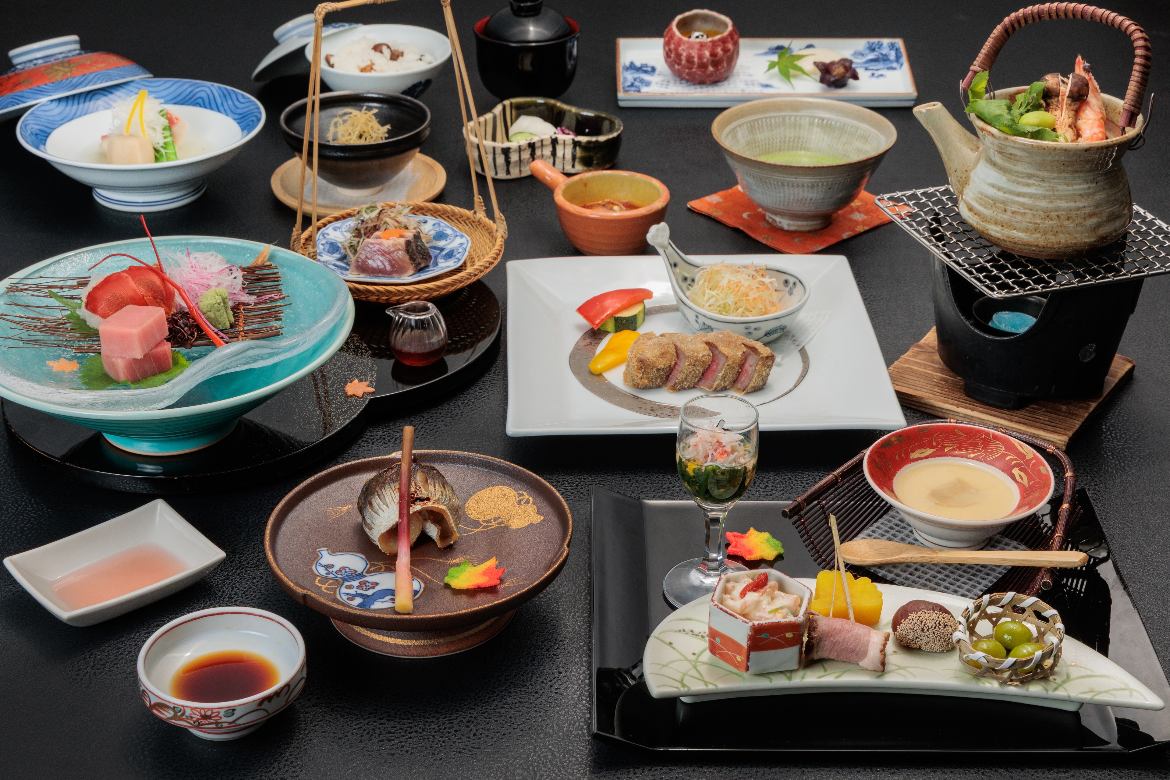 三養荘の懐石料理